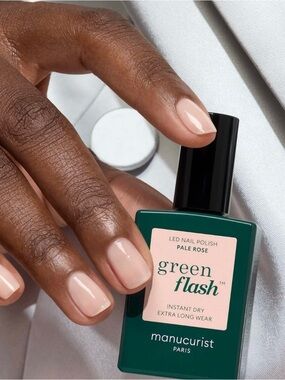 Green Flash Pale Rose LED Nail Polish — Manucurist